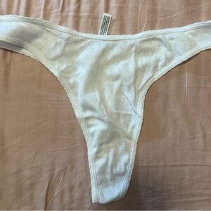BRAND NEW PINK Victoria's Secret White Undies